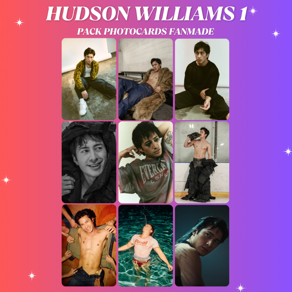 Hudson Williams (Heated Rivalry) - Packs Photocards Fanmade (Leia a descrição)