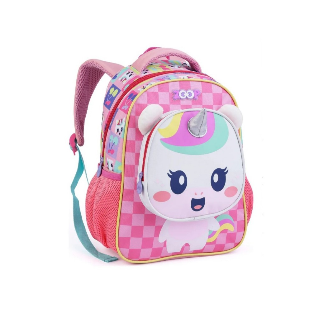 mochila infantil creche monstrinhos e bichinhos Seanite