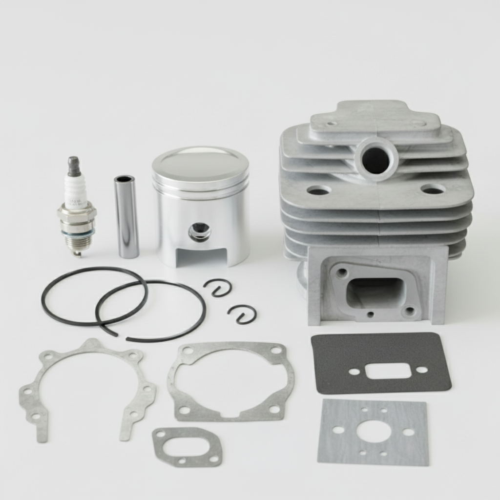 Kit Cilindro Pistão Para roçadeira Tekna Toyama Terra 52cc 44mm