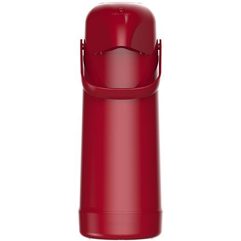 Garrafa Termica Magic Pump Bomba de Pressao Vermelha 1 Litro TERMOLAR