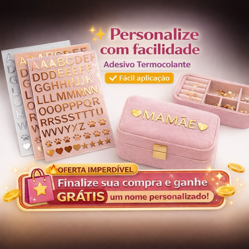 Adesivo Vinil Alfabeto Termocolante /Artesanato /Casamento /lembrancinhas em Oferta na Shopee