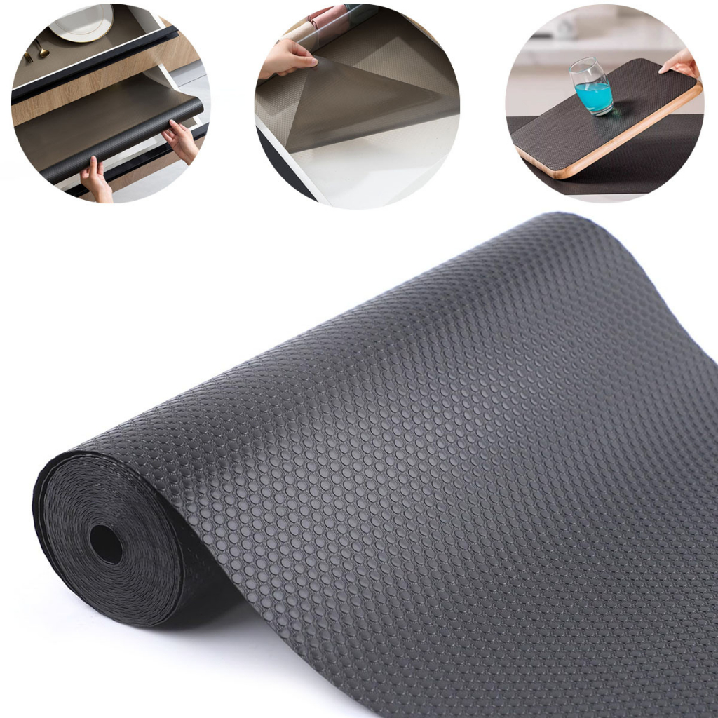 Tapete Forro Gaveta PVC Impermeável Antiderrapante Fácil Limpeza 3m x 50cm
