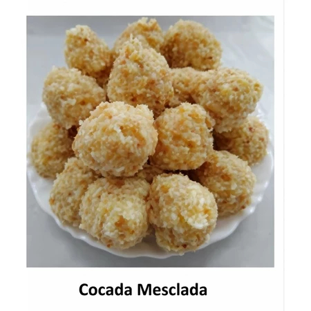 Cocada branca Artesanal de Coco – Doce Caseiro Tradicional Brasileiro Sabor Irresistível