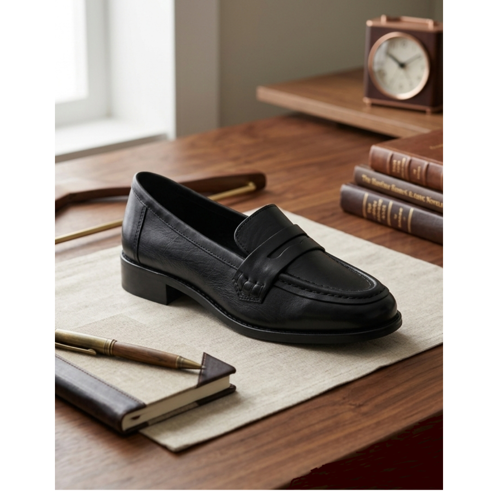Mocassim Feminino Couro Legítimo Confortável Gravata Social Calce Fácil Marrom Caramelo Preto Off White
