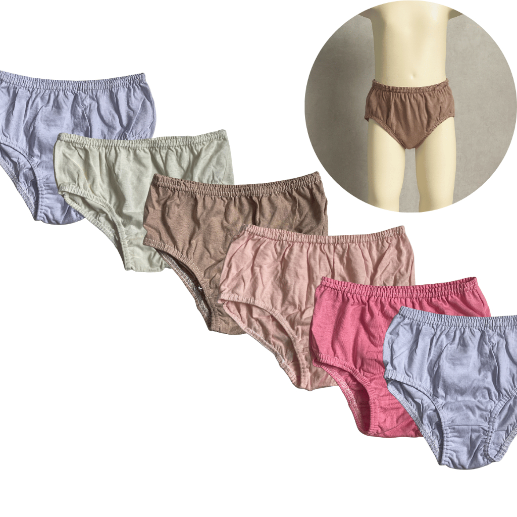 Kit 3, 6, 9 e 12 Calcinhas Kellynha Femininas Estampa Lisa Infantil Juvenil Tamanho 14 100% Algodão Confortável