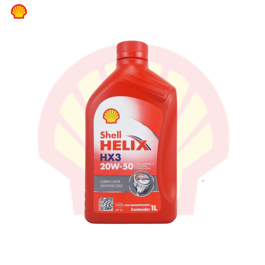 Shell Helix 20w-50 1 L Óleo Motor Sl Helix Hx3 Mineral