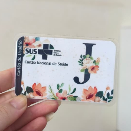 Cartão do SUS Personalizado Com o Tema Desejado Impresso Papel Fotográfico e Plastificado