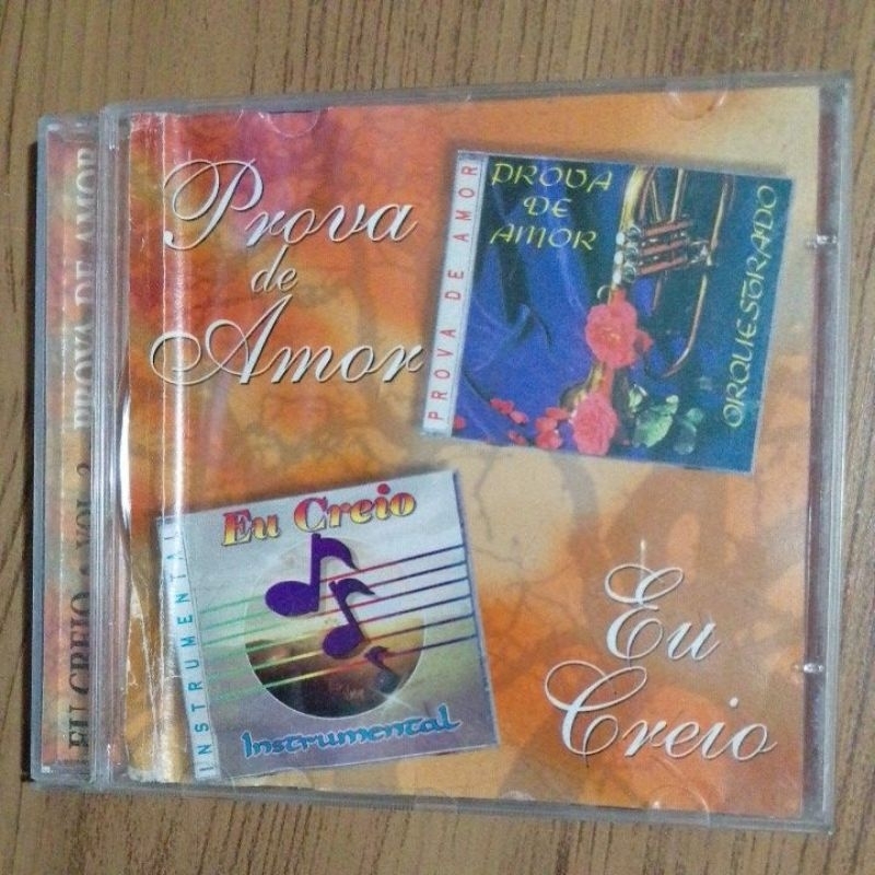 CD PROVA DE AMOR EU CREIO VOL.2 GOSPEL ORIGINAL