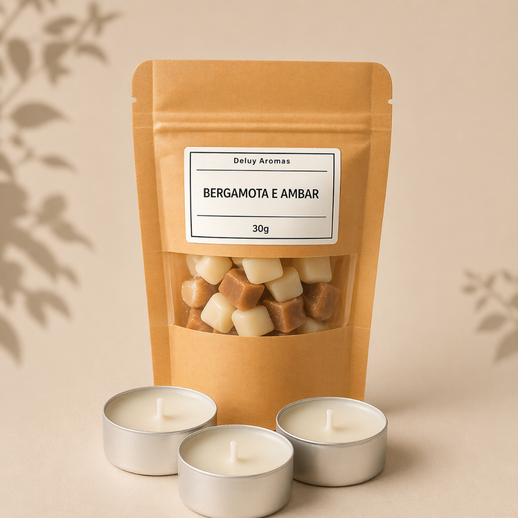 Refil Aromático wax melts 30g com 3 Velinhas | Wax Melts Perfumado