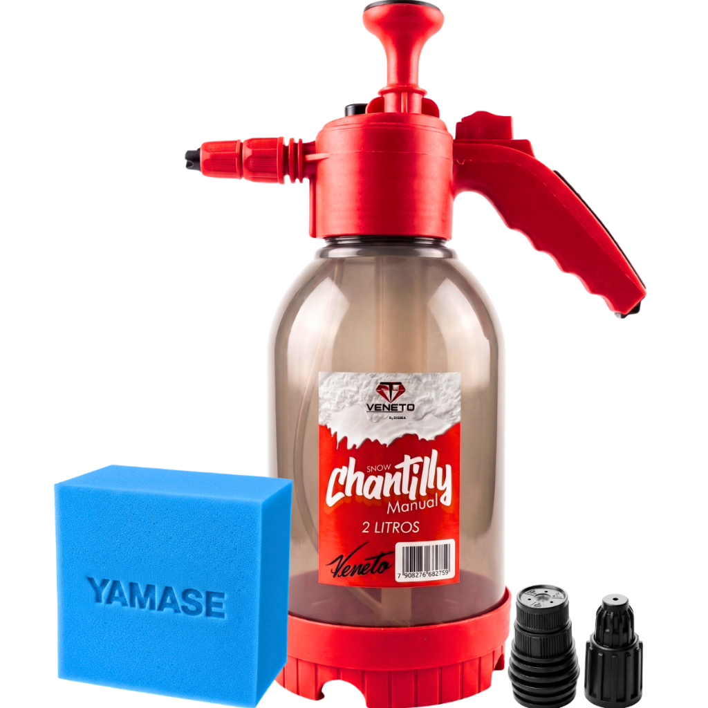 PULVERIZADOR MANUAL DE COMPRESSÃO SNOW FOAM CHANTILLY 2L