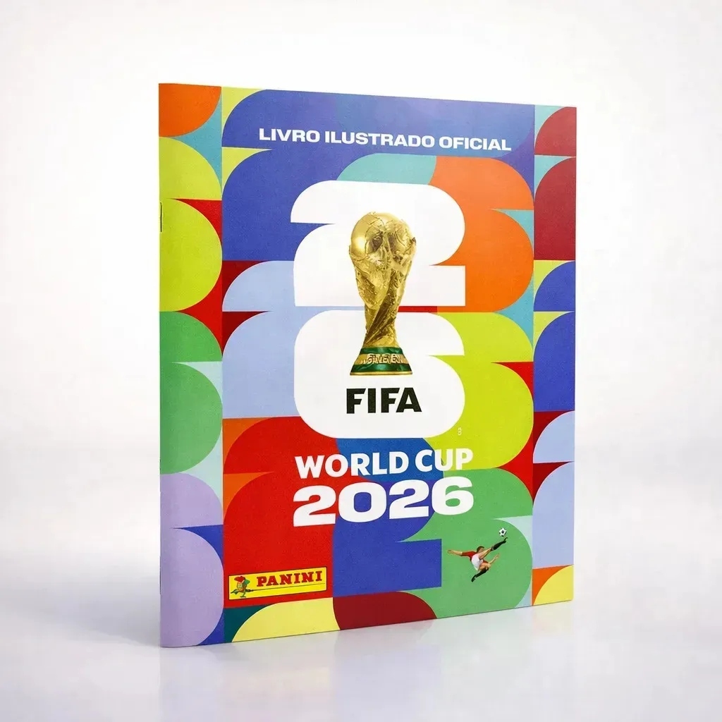 Álbum Copa do Mundo 2026 Panini Oficial FIFA Brochura Capa Mole