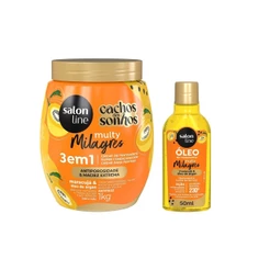 Kit Multy Creme de Tratamento + Óleo Reparador Condicionante Maracujá