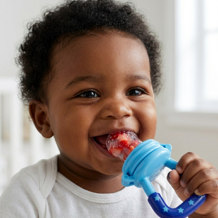 Alimentador Infantil Premium de Silicone | Chupeta Fruta Bebê ENVIO IMEDIATO