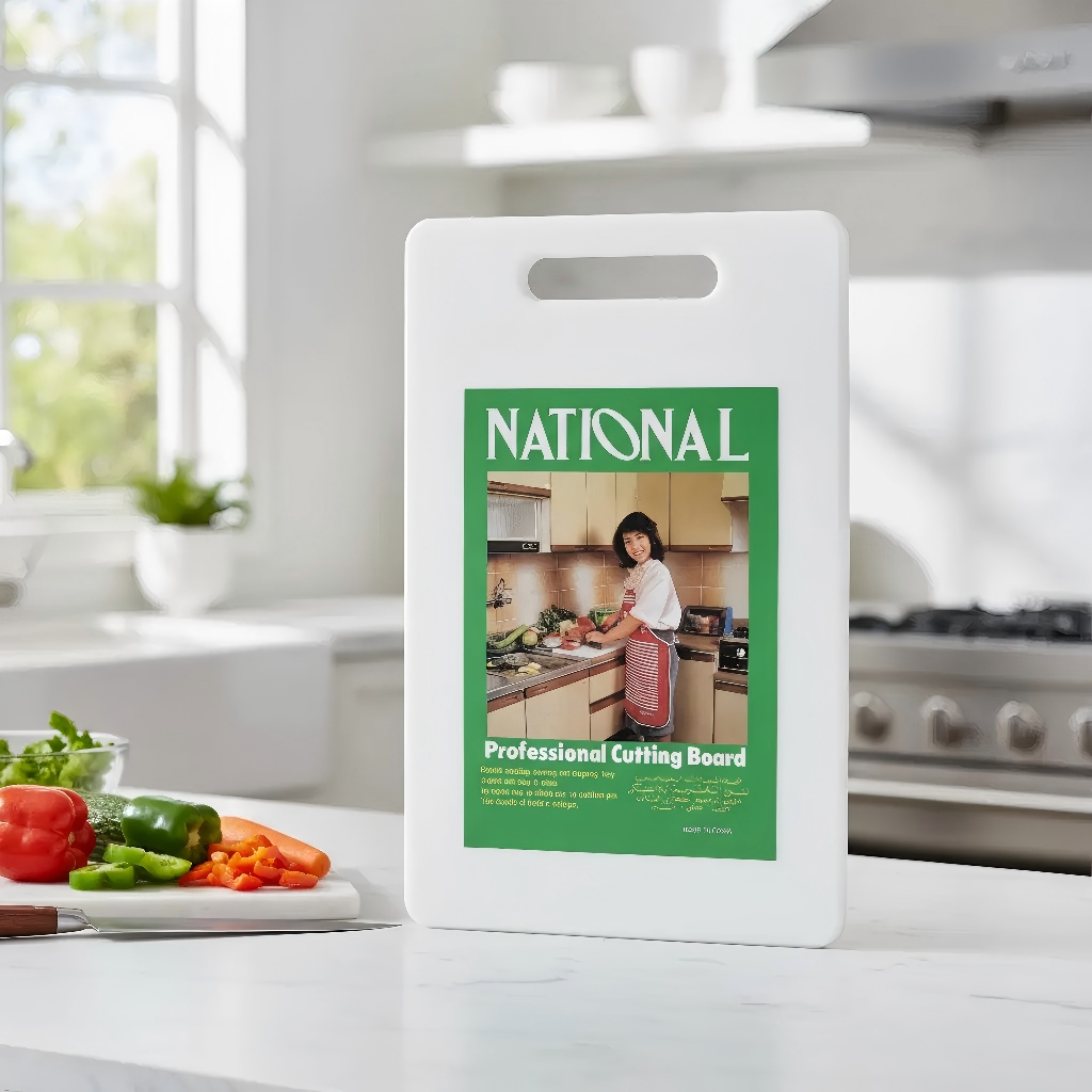 Tábua de Carne Grande 8mm Grossa Ultra Resistente LUWAVE - Não Empena Profissional para Cozinha e Churrasco