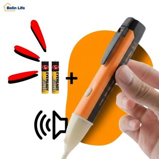 Caneta Detector De Tensão Profissional Sem Contato Dual Alert Para Eletricista