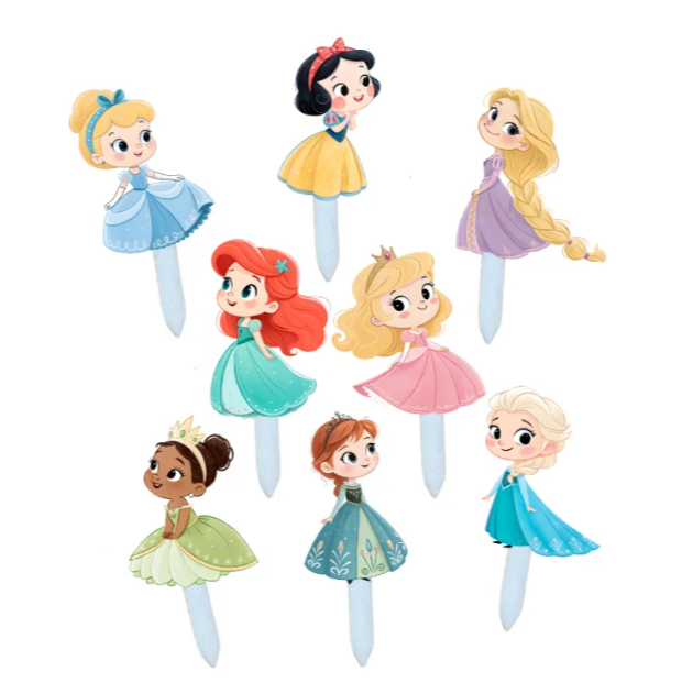 Palitos Acrílicos Princesas