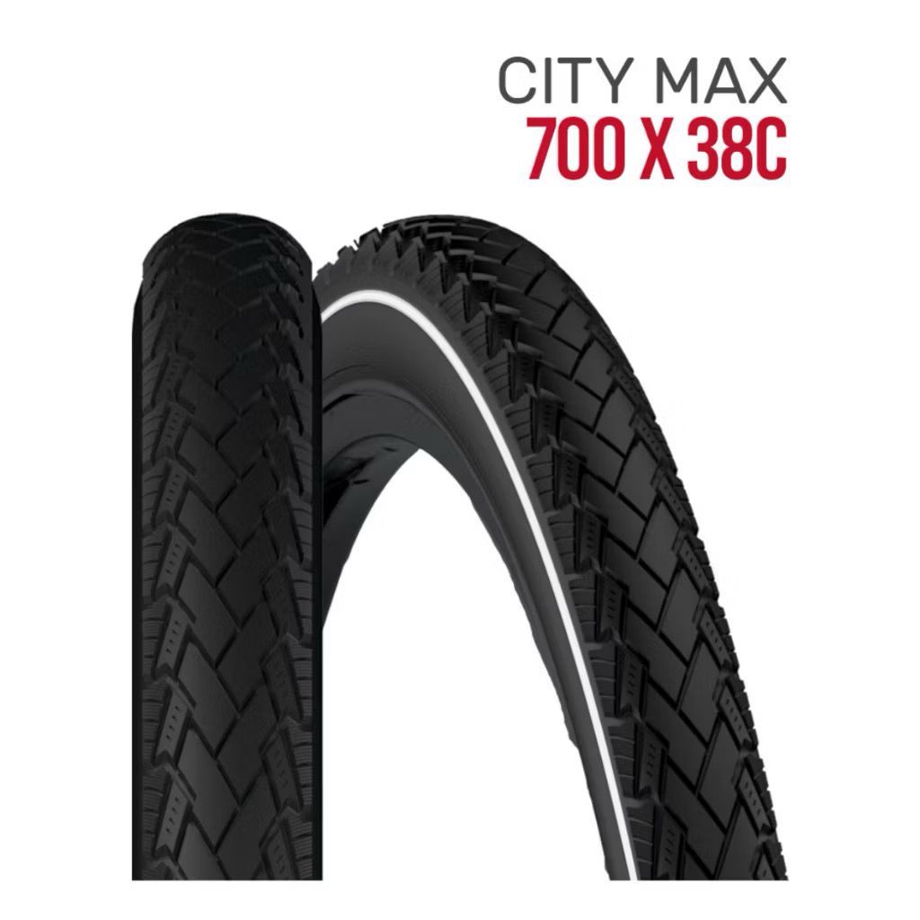 Pneu Bicicleta Gravel/Speed Paco City Max 700x38 Com Faixa Refletiva.