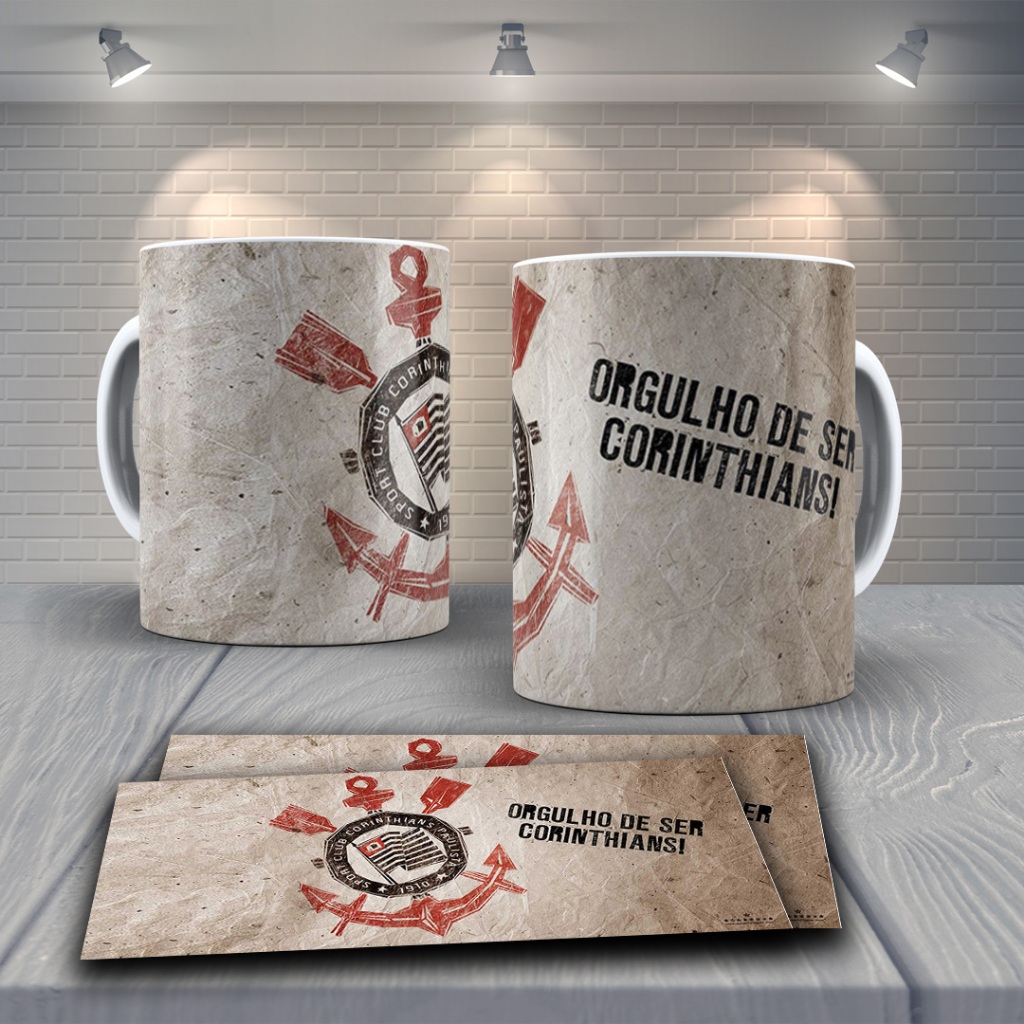 Caneca Personalizada Time de Futebol Brasileiro com Nome | Presente Criativo para dia dos pais | Porcelana Resistente
