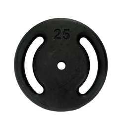 Anilha 25kg Pintada Ferro Fundido Profissional para Musculação Levantamento de Peso Casa Fitness