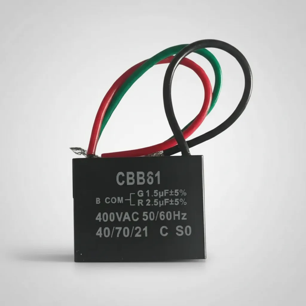 Capacitor Motor Ventilador Teto 3 Fios Cbb61 1.5+2.5uf 400v