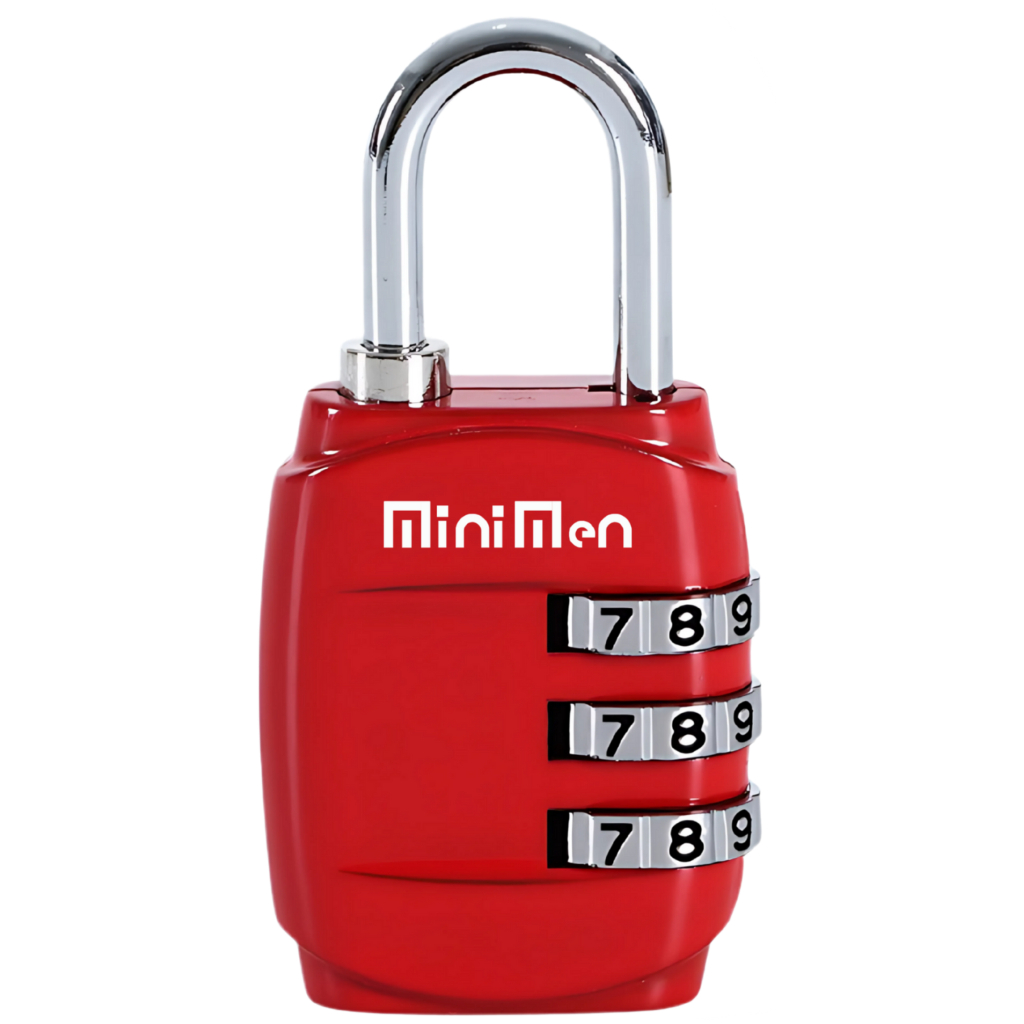 Cadeado De Senha Segredo 3 Digitos Para Armário Cofre Mala Bolsa