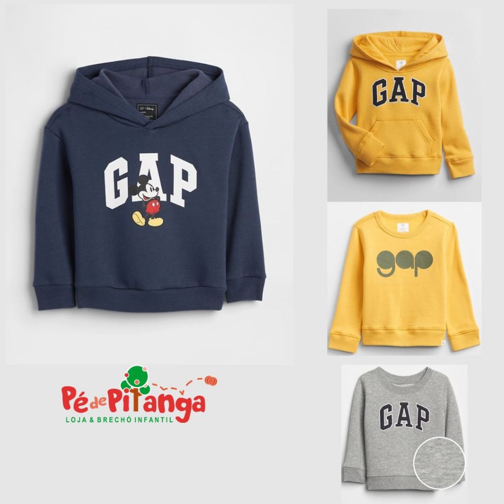 Moletom agasalho Infantil Gap menino