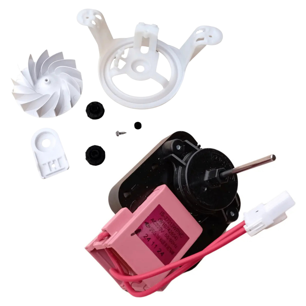 Motor Ventilador Completo Geladeira Brastemp Consul Original Crm42 Crm44 Bre57 W10721980 220v