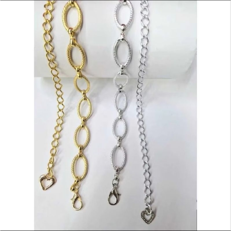 CINTO INFANTIL OVAL NA COR PRATA E DOURADO 80 CM (não cabe em adultos somente crianças)