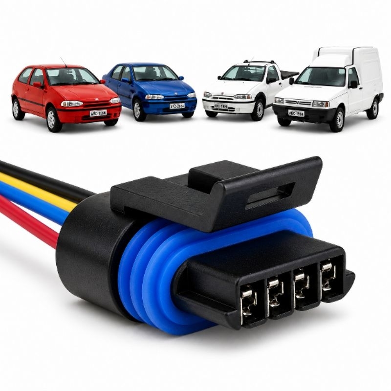 Conector Chicote Plug Do Sensor Map Palio Siena Strada Fiorino