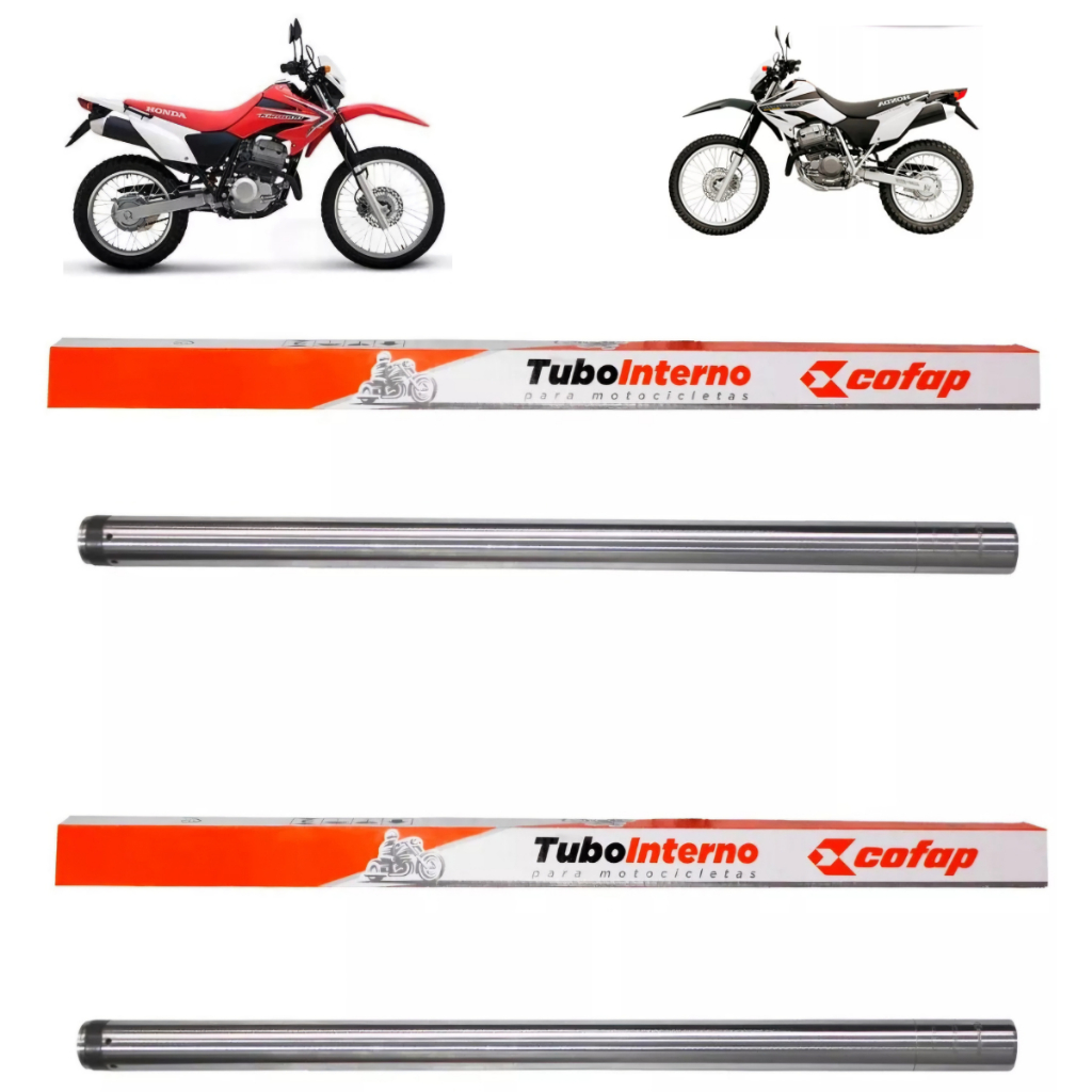 Par Bengala Tubo Cilindro Interno Cofap XR 250 TORNADO 2001 2002 2003 2004 2005 2006 2007 2008 2009