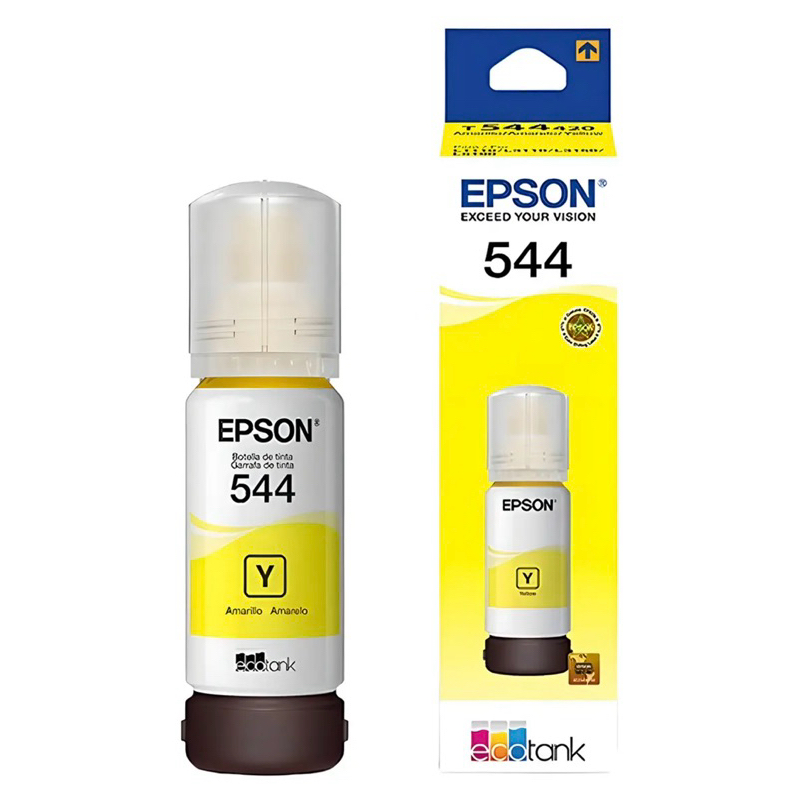 Refil Garrafa Tinta Para Epson Amarela T544 L3110 L1350 L3250 Original