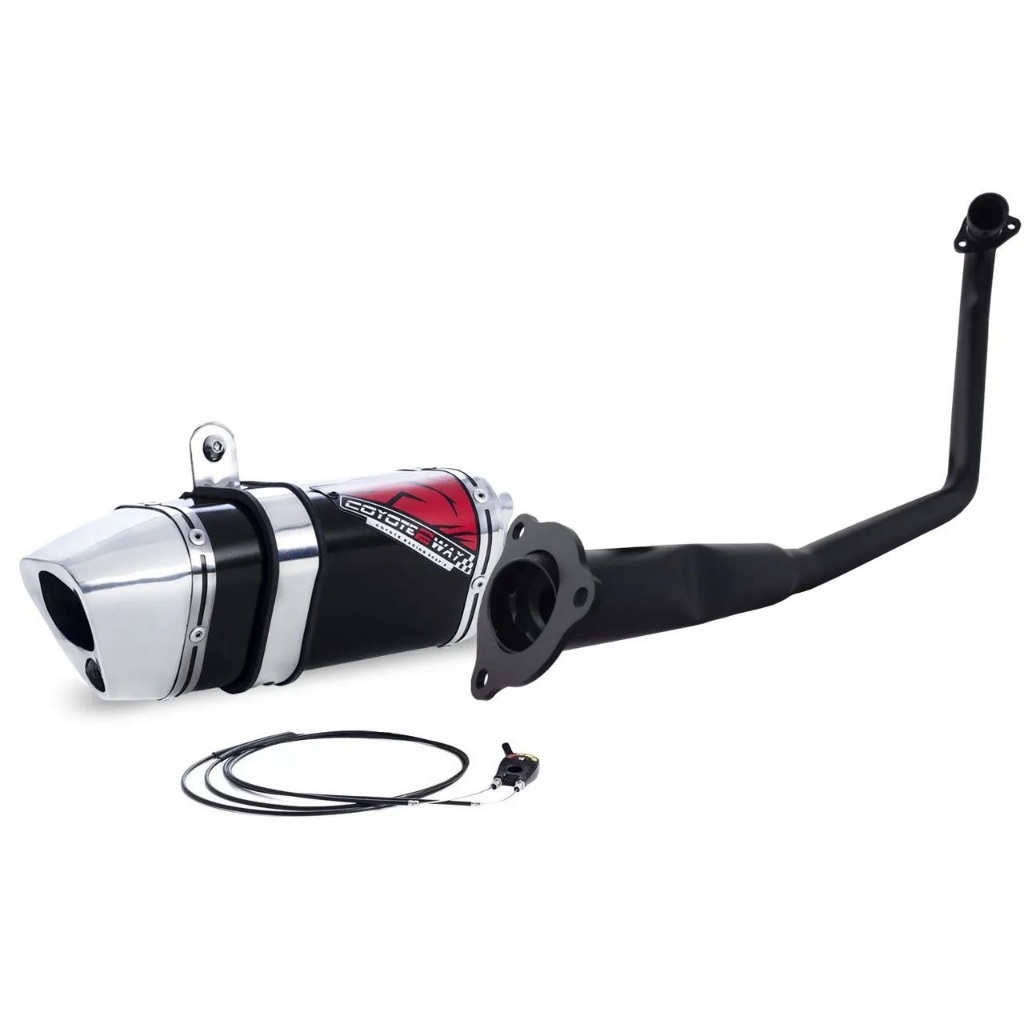 Escape / Ponteira Coyote TRS 2 Way + Mais JUNIOR 20cm em Alumínio - CB 300 F Twister - Honda