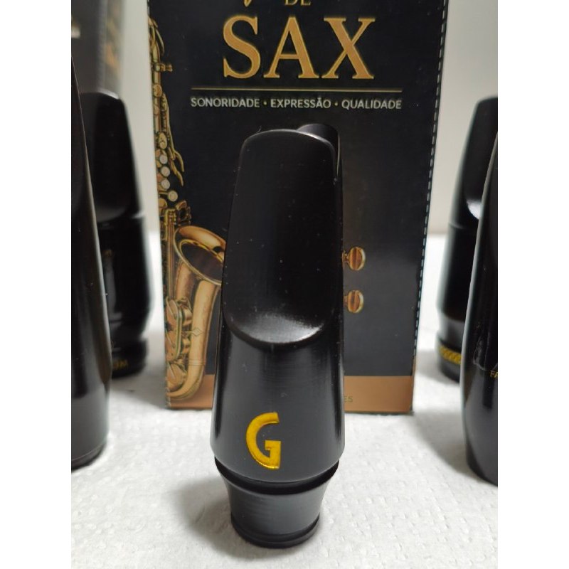 Boquilha Sax Alto Gianni Curve 1.7mm Som Moderno Conforto e Projeção Jazz Funk Profissional