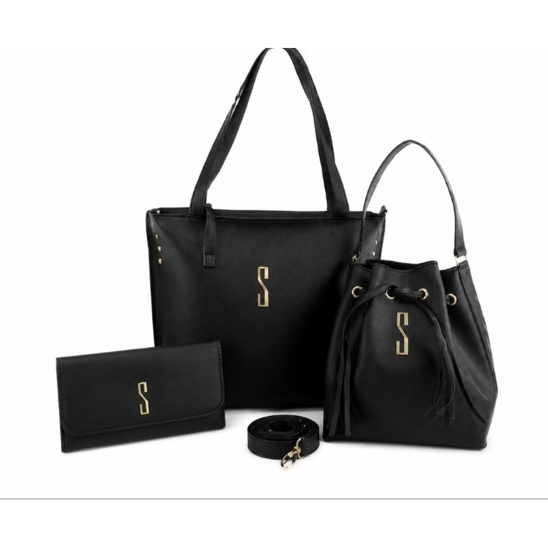 Kit Bolsas 4 peças  sl nas cores básicas para várias ocasiões