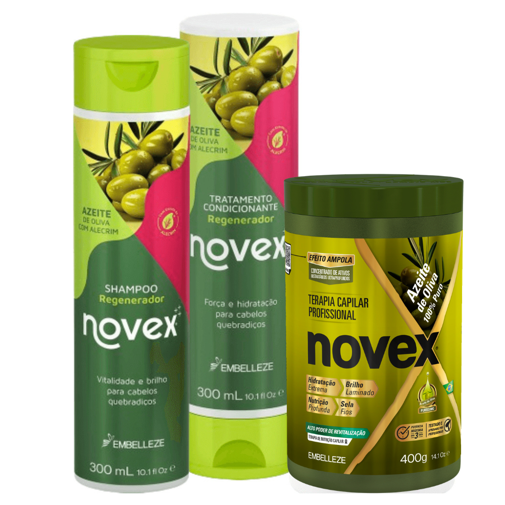 Kit Tratamento Novex Azeite de Oliva e Alecrim