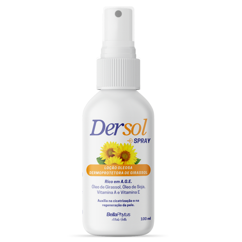 Óleo de Girassol A.G.E Spray Dersol 100ml Hidratação e Cuidado Diário da Pele Uso Corporal
