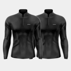 Kit 2 Camisas Manga Longa Masculina Motoboy Roça Pesca Lisa Proteção UV