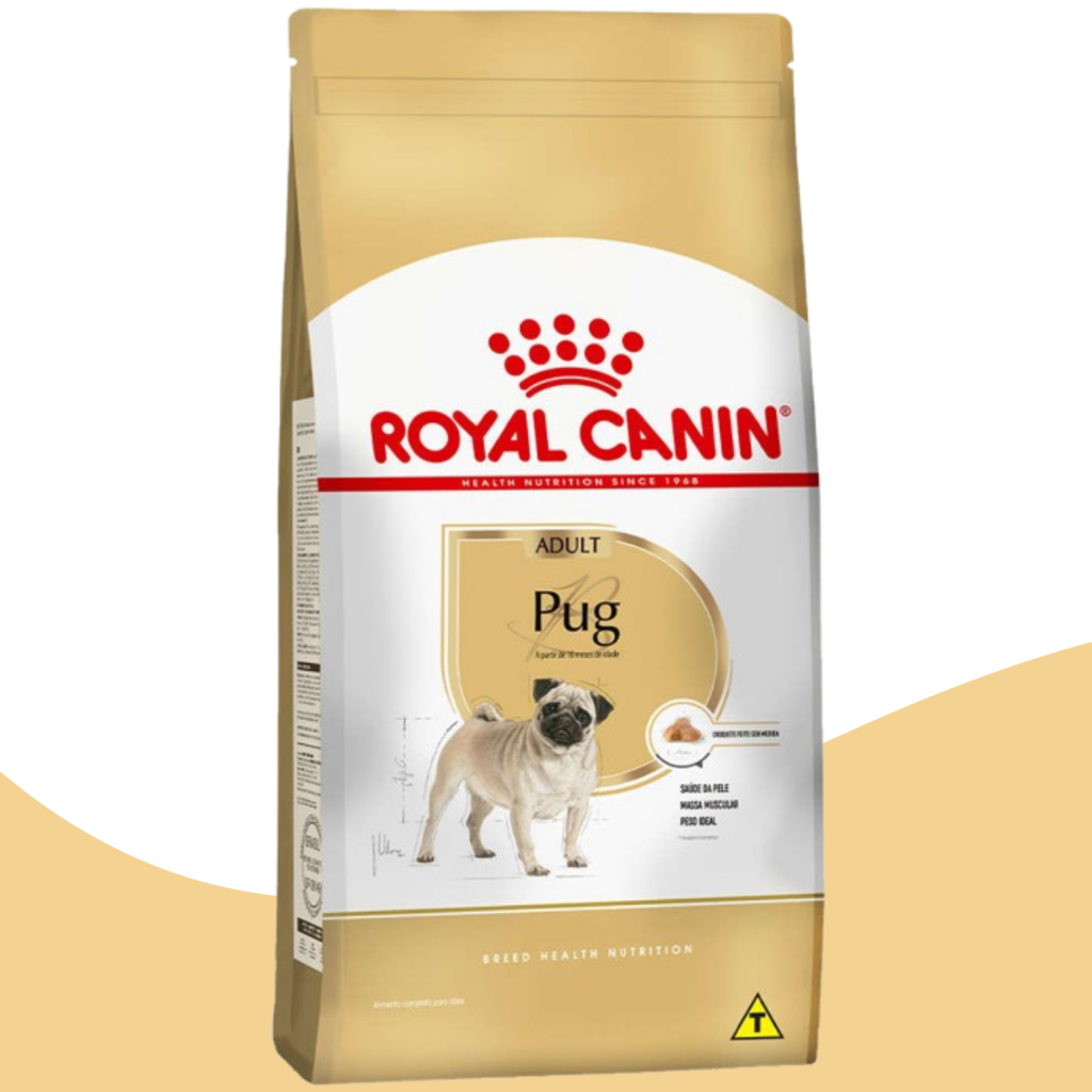Royal Canin Alimento Cães Pug Adultos Sabor Mix 1 Kg