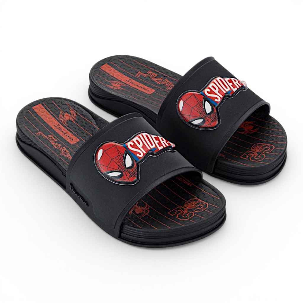 Chinelo Slide Marvel Spider Ipanema Kids Original Conforto