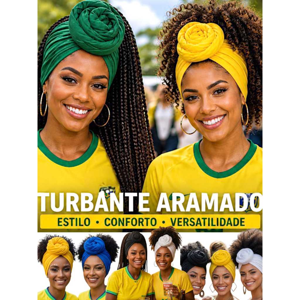 turbante feminino aramado lenço africano envio rapido hoje já