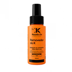 Removedor De Cola Queratina K 100ml Fio a Fio Não Danifica O Cabelo KeratinFix