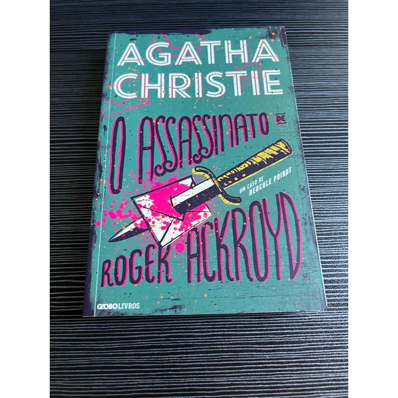 Livro Agatha Christie O Assassinato de Roger Ackroyd