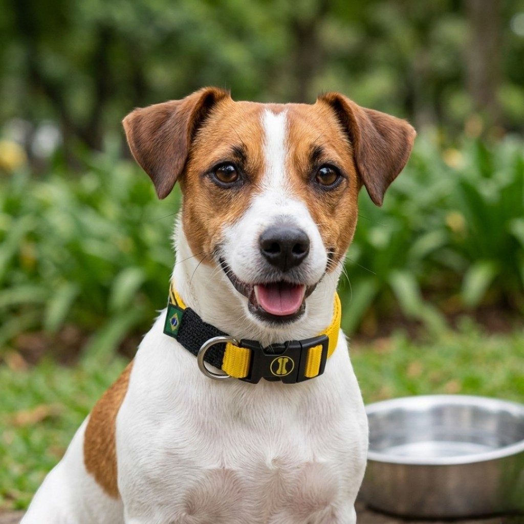 Coleira Pequena Amarelo Colar para Cachorro Pug Spitz Alemão SRD Vira Lata Cão Amorosso Coleiras Pet