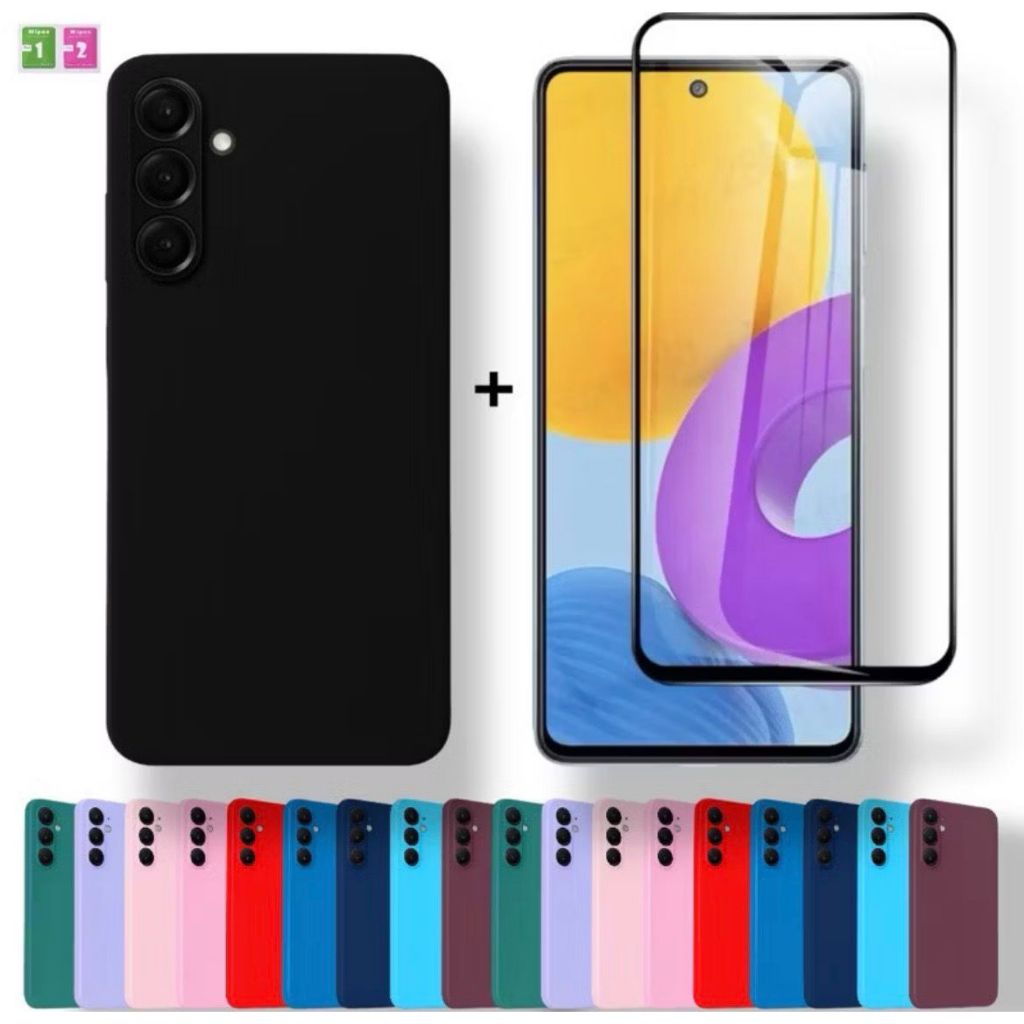 Capa Capinha Case Aveludada Para Samsung A17 + Película Cerâmica