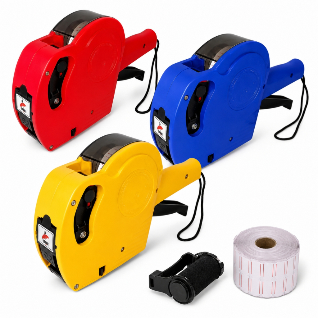 Etiquetadora De Preços Manual 8 Dígitos + Refil + Etiquetas MX5500