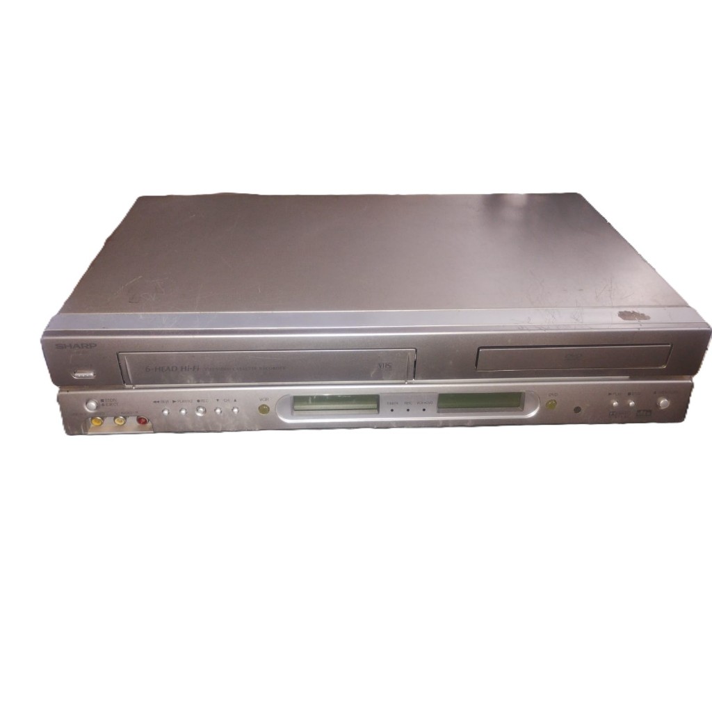 SUCATA DVD E VHS COMBO SHARP DV-NV65 PARA PEÇAS