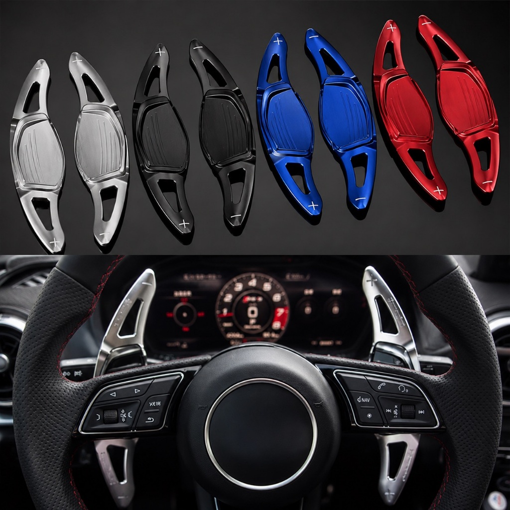 Acessório Extensor Paddle Shift Volante Audi Rs3 Rs4Tt rs Rs5 R8