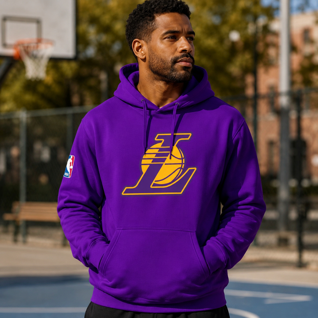 Moletom Lakers Blusa Time Basquete 100% Algodão Premium Várias Cores Promoção
