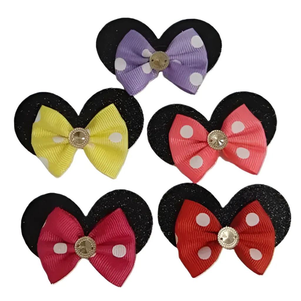 Laço Minnie Para Pet Cães c/30 unidades Pet Shop