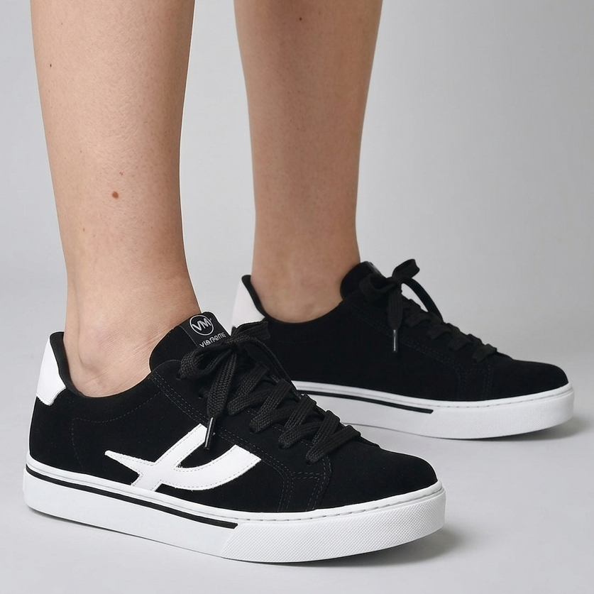 Tênis Casual Feminino Via Marte Flatform Básico Confortável Original Via Marte